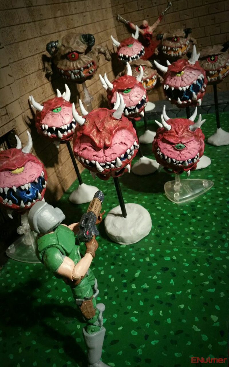 Illustration for article titled Hey, It's An Army Of Custom Doom Figures